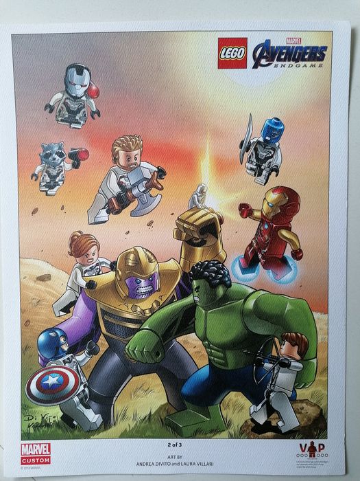 Lego avengers vingadores poster quadro vip