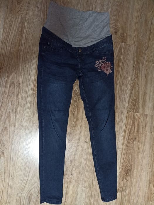 Leginsy jeansy ciążowe