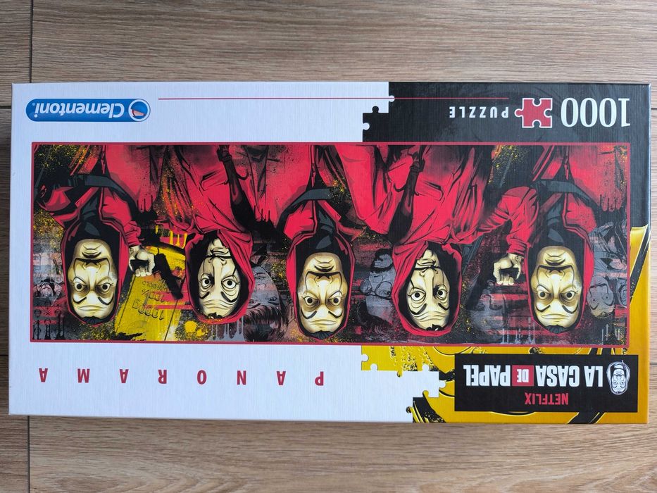 Puzzle 1000 elementów - Dom z papieru (panorama)