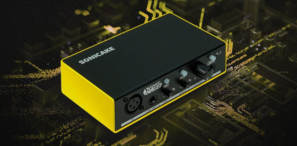 SONICAKE Interfejs Audio USB Mikser Podcast XLR 48V Streaming