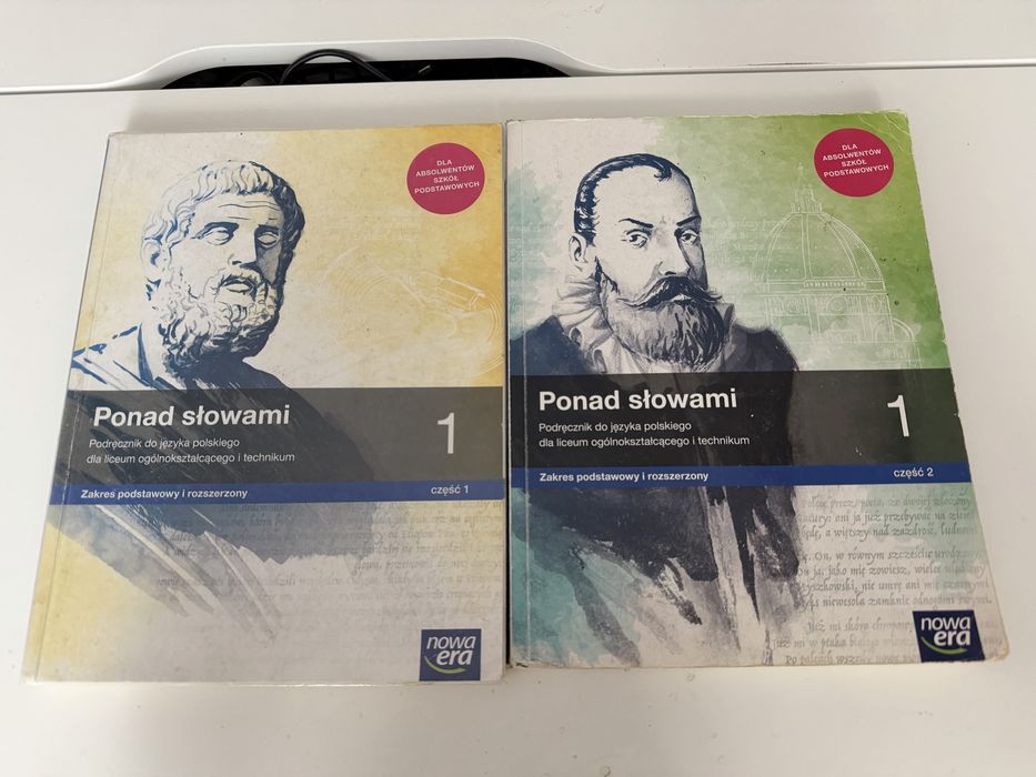 Zestaw Ponad Słowami 1 część 1 i 2 polski