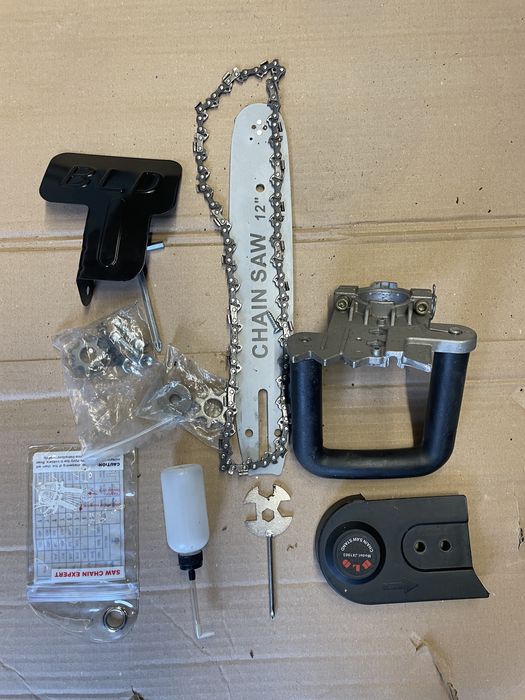 Piła łańcuchowa - przystawka do szlifierki kątowej 12”