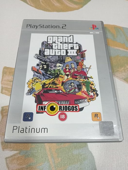 Jogo PlayStation 2 Grand Theft Auto III