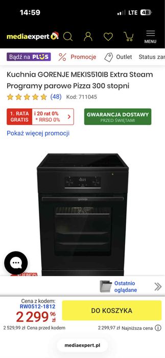 Piekarnik z indukcja gorenje