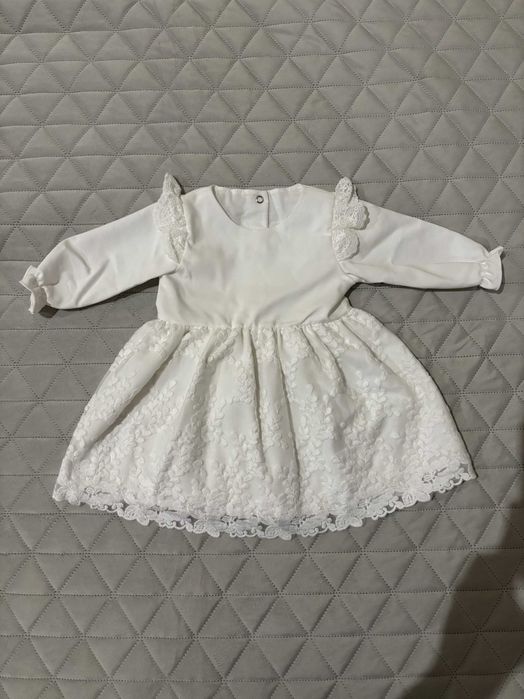 Zestaw do chrztu dla dziewczynki Milulove rozmiar 68 + GRATIS