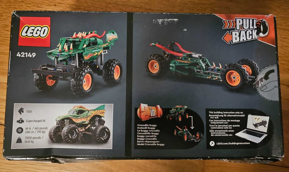 Lego 42149 Monster Jam Dragon