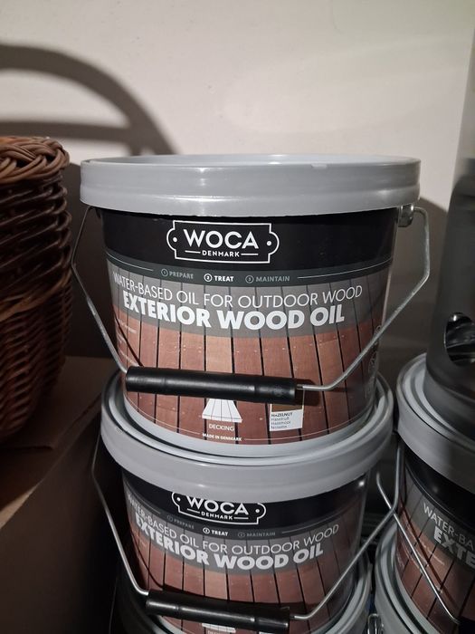 WOCA denmark wood oil do olejowania i pielęgnacji drewna użytkowanego na zewnątrz
