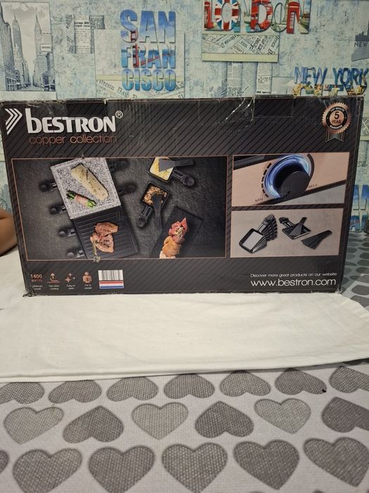 Електро гриль з мраморной поверхньой