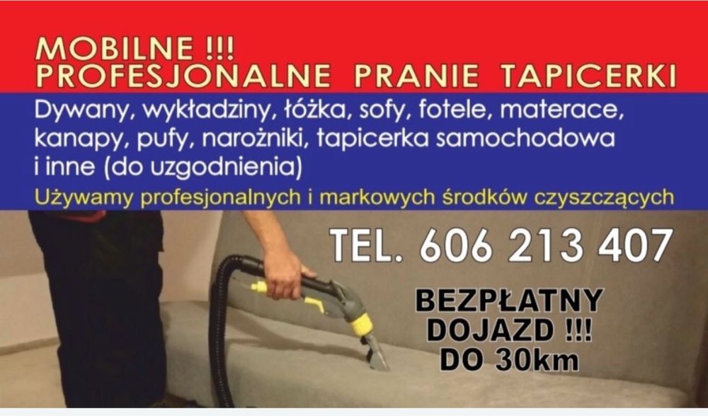 Pranie Tapicerki Meblowej