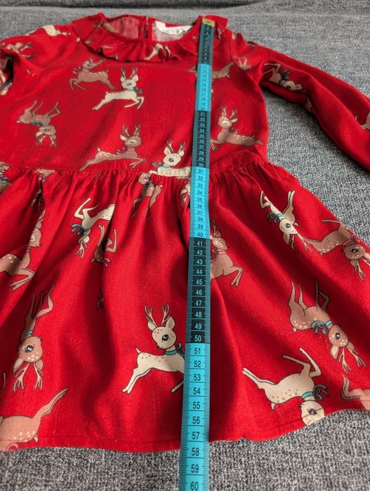 Sukienka świąteczna H&M r. 110