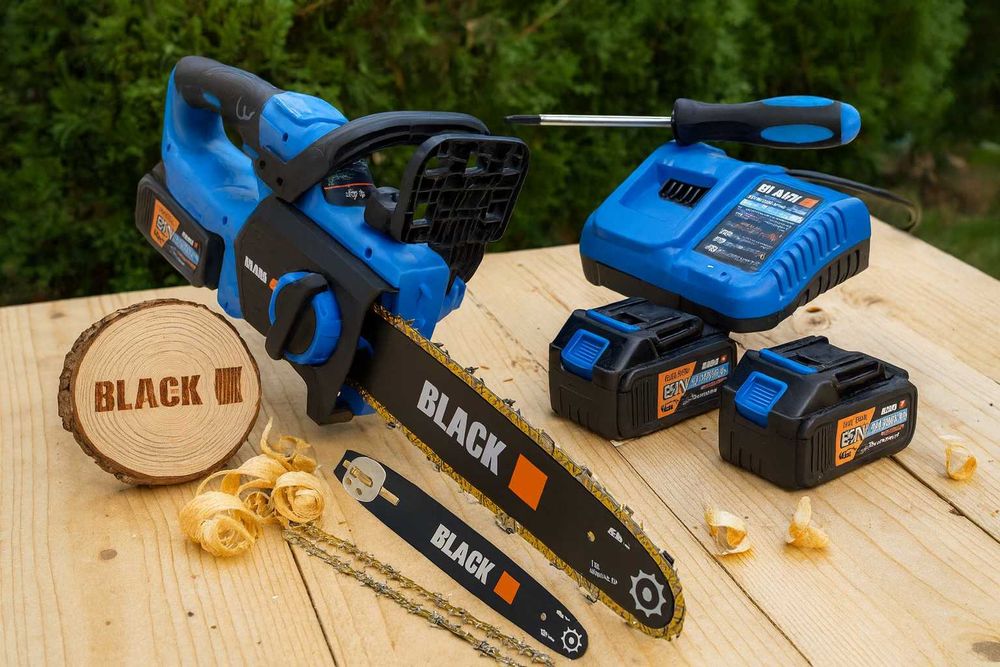 NOWA Piła łańcuchowa Akumulatorowa Pilarka do drewna 2 x 21v 4 ah 30cm
