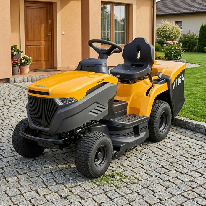 Traktorek ogrodowy Kosiarka Stiga Estate 384 z koszem Skrzynia automatyczna Nowy