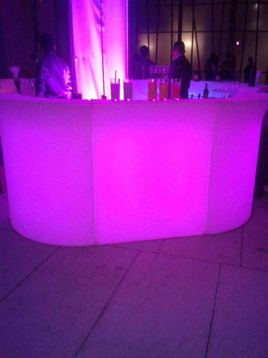 Balcão led rgb com comando