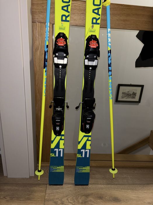 Narty volkl race tiger sl11 + kijki LEKI