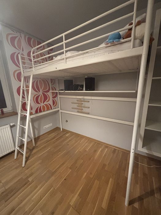 Łóżko  białe Ikea