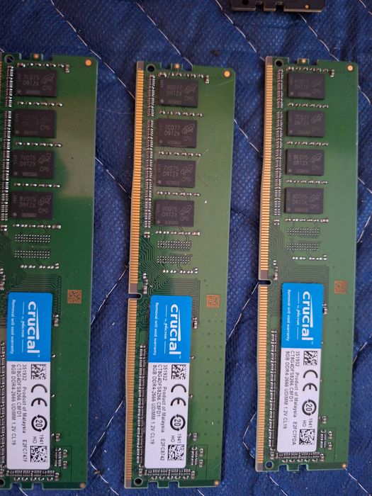 Componentes SSD e rams