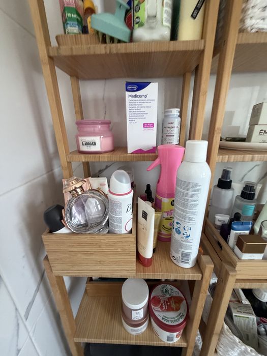 Conjunto 4 caixas de bambu