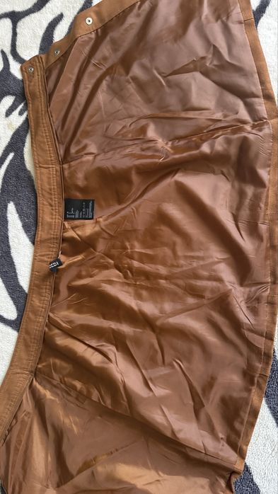 Спідниця трапеція юбка під замш 38 розмір 10 європейський