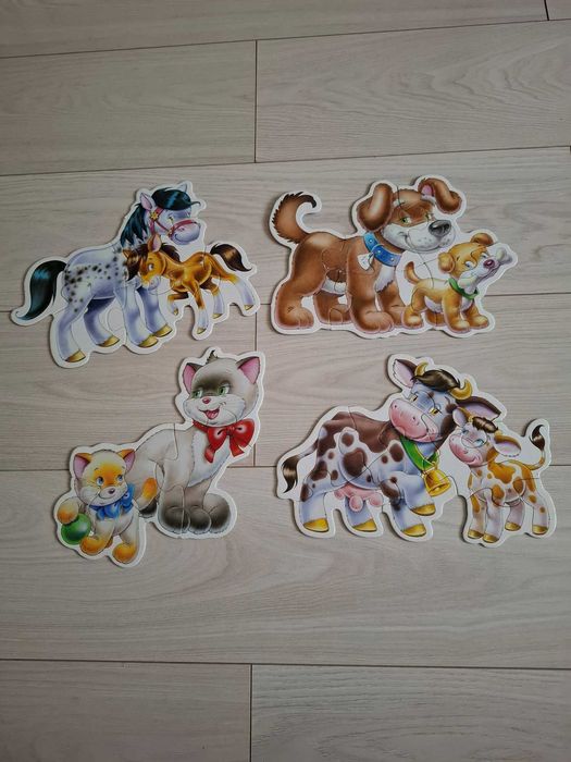 Puzzle 4w1 zwierzęta Castorland 3+