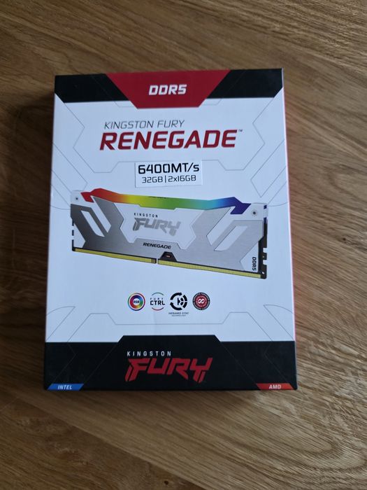 Kingston Fury Renegade RGB White DDR5 32GB 6400MHz CL32