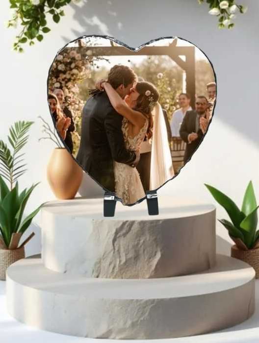 Foto em pedra xisto personalizada