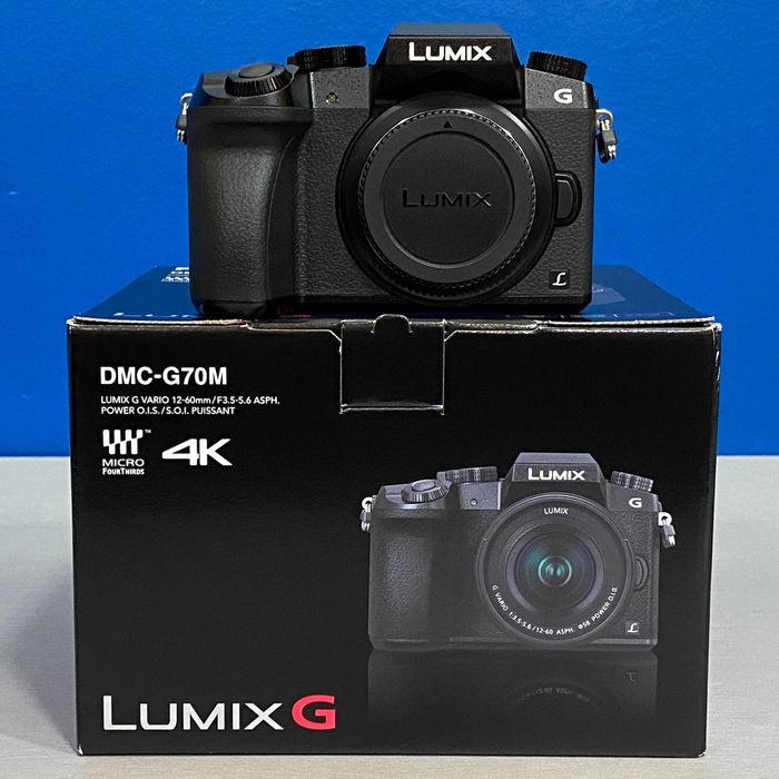 Panasonic Lumix DMC-G70 (Corpo) - 16MP - NOVA - 3 ANOS DE GARANTIA