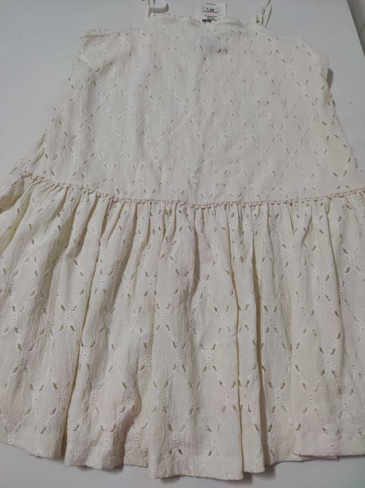 Vestido branco - Bershka - Tamanho S [Portes incluídos]