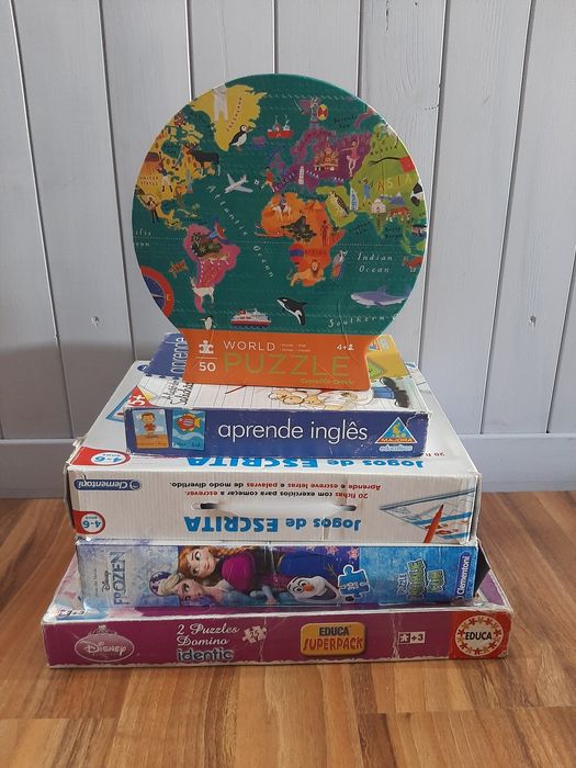 Lote 5 puzzles (completos)
