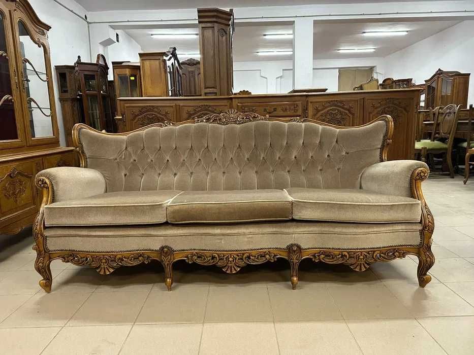 Zestaw, komplet wypoczynkowy w stylu ludwikowskim. Transport cały kraj