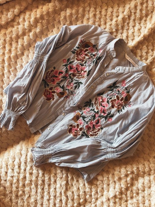 Koszula zara paski vintage 36 34 S XS