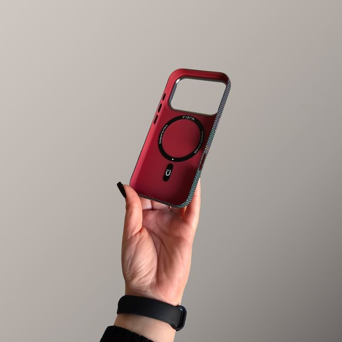 Чохол карбон з малюнками iPhone 17 Pro Max айфон про макс чорний