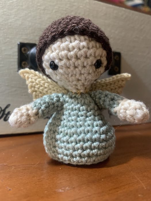 Anjo da guarda feito a mao