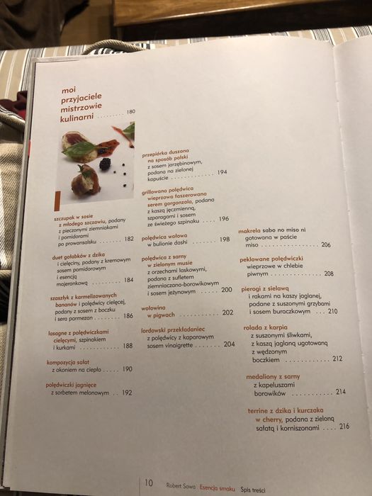 Książka z przepisami Roberta Sowy, 255 str