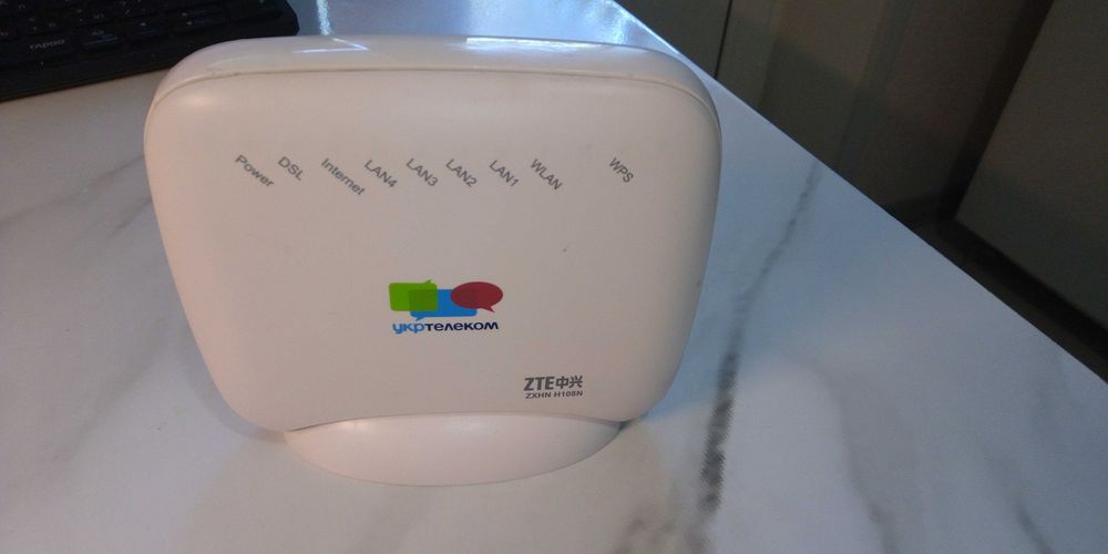ADSL WiFi Router ZTE H108N Укртелеком