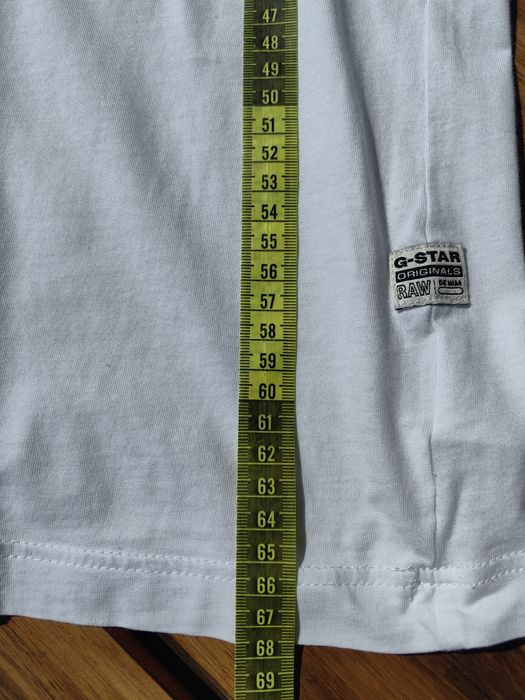 Longsleeve G-Star Raw, biały,  S, stan dobry.