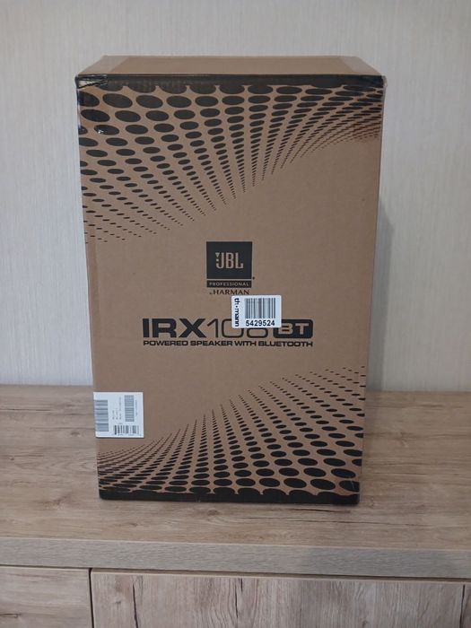Активна портативна Акустична система JBL IRX108BT Bluetooth 5 колонка