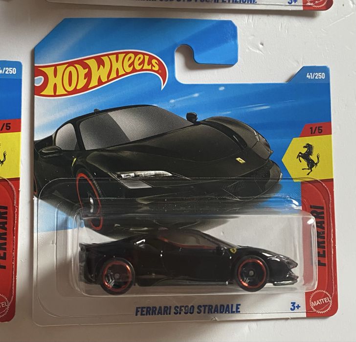 Hot Wheels Pack 4 Ferrari