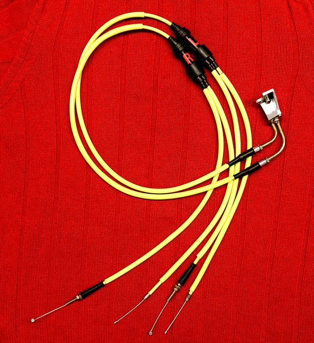 Трос газу з кріпленням до пульта МТ Днепр ,Урал до карбюраторів PZ30