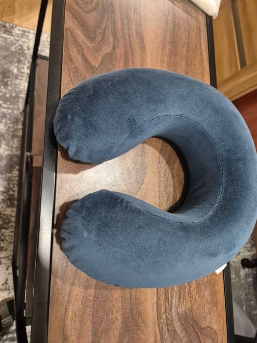 Poduszka turystyczna Rogal z pianki termoplastycznej granatowa