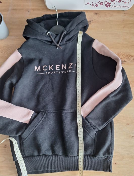 Bluza dziewczęca 10-12lat, z kapturem, kangurka