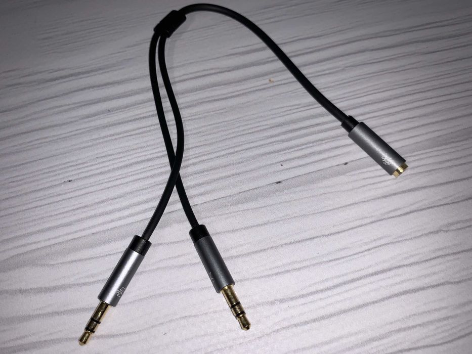 Cabo gaming para auscultadores Audeze / ZMF (Mini XLR para Jack 3.5 mm)
