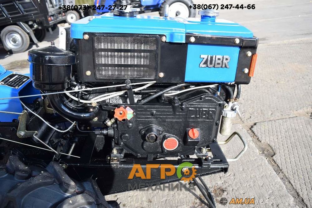Мотоблок дизельний Зубр JR-Q78 ПЛЮС, 8 К.С., КПП 6+2