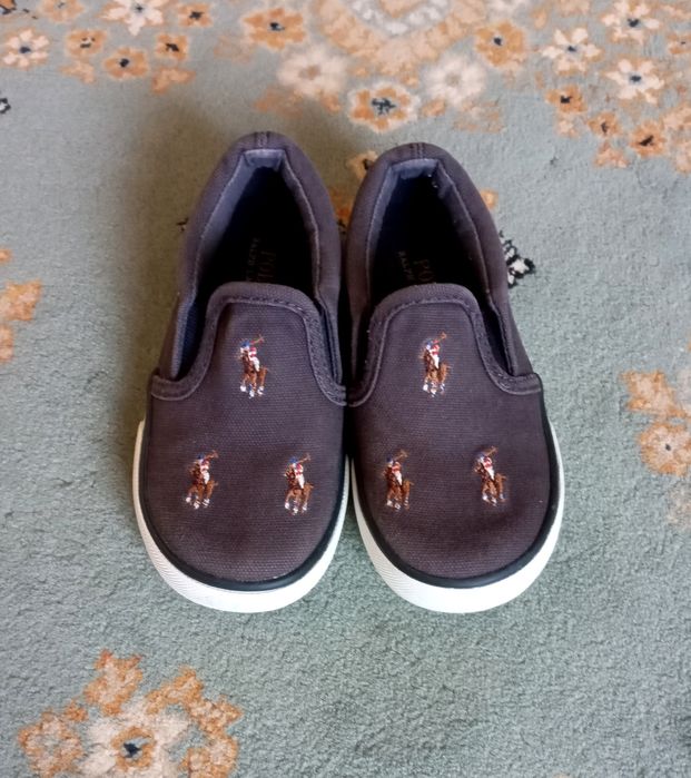 Слипоны(мокасины) Polo Ralph Louren р.24,5,стелька 16 см.