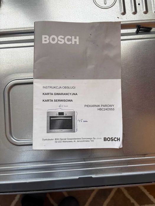 Piekarnik parowy Bosch HBC24D553