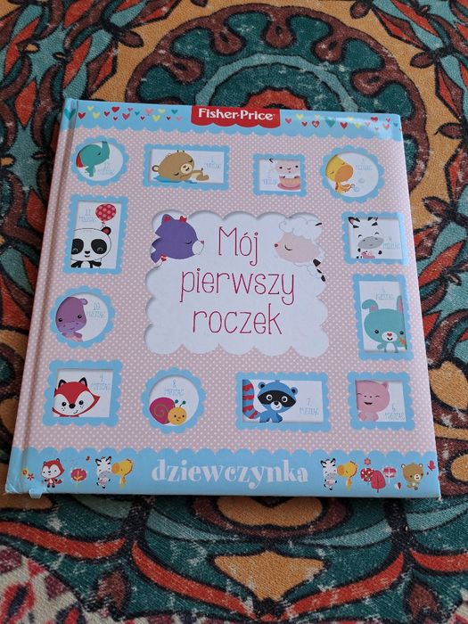 Jak nowa ksiazka Moj pierwszy roczek Fisher Price + GRATIS