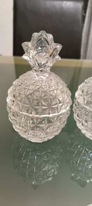 Decoração ananás em vidro