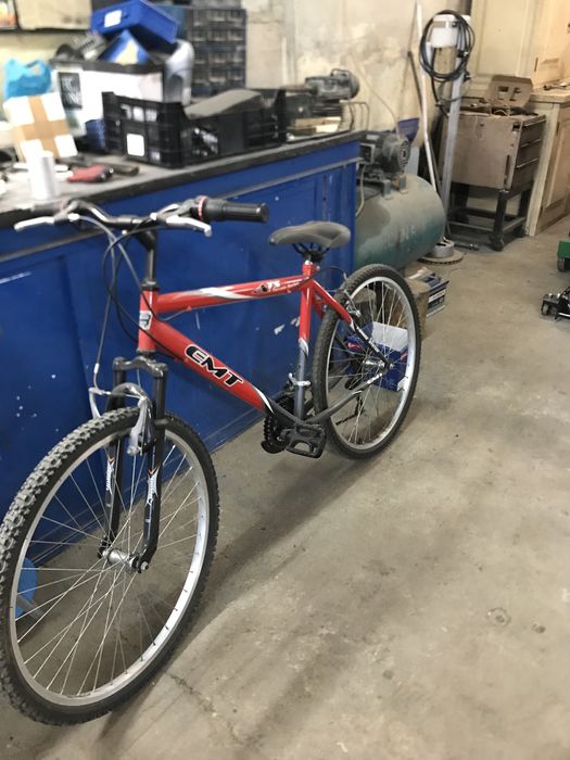 Bicicleta de adulto e criança