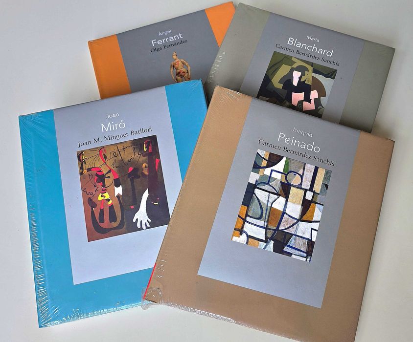 Colecao de 4 livros de pintura capa dura (novos no plástico)