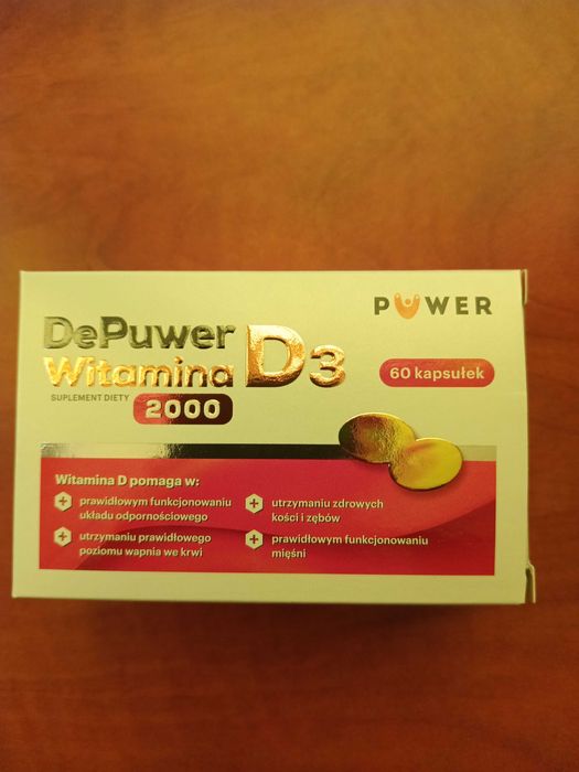 DePuwer witamina D3 2000j 60 kapsułek