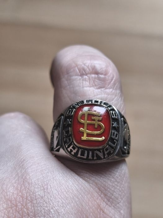 Sygnet Z USA St.Louis Cardinals MLB Oryginał Vintage Rozmiar 21mm Baseball